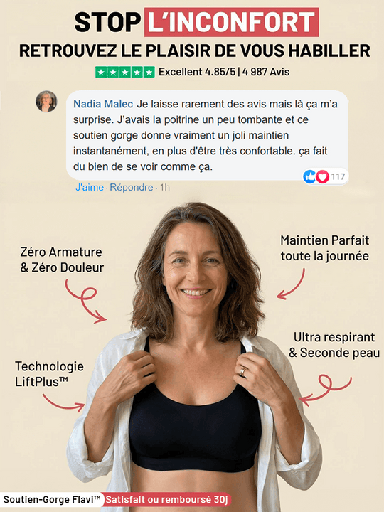 Le Soutien-Gorge Flavi™ (Offre Nouvel an)